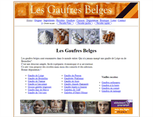 Tablet Screenshot of gaufresbelges.com